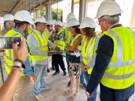 Obras del Centro de Salud de Benahadux.