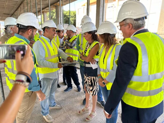 Obras del Centro de Salud de Benahadux.